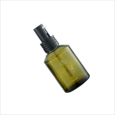 15-200ml Toner Cosmetic Lotion Pump Bottle Round Sidelind Shoulder