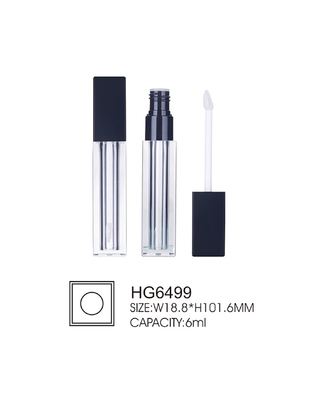 6ml Empty Lip Gloss Bottle Thick Wall Square Bottle Lip Gloss Tubes