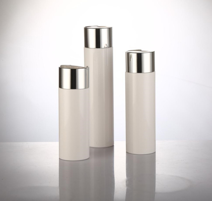 PET Shampoo And Conditioner Bottle Flat Shoulder Frosted Lotion Bottles Screw Press Cap