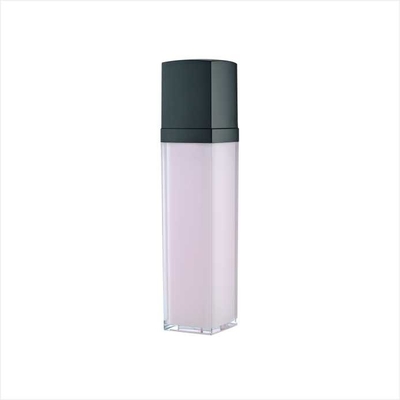 15ml 30ml 50ml Square Double Wall Cosmetic Airless Pump Bottle In Recyclable Material