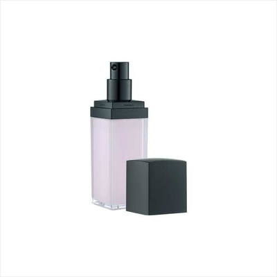 15ml 30ml 50ml Square Double Wall Cosmetic Airless Pump Bottle In Recyclable Material
