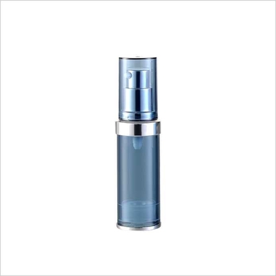 15ml 30ml Cosmetic Airless Bottle Silver Collar 50ml Cosmetic Containers Airless Pump Bottle