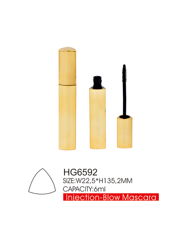 6ml Triangle Empty Mascara Tube Recyclable Empty Mascara Container