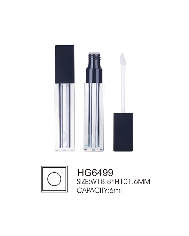 6ml Empty Lip Gloss Bottle Thick Wall Square Bottle Lip Gloss Tubes