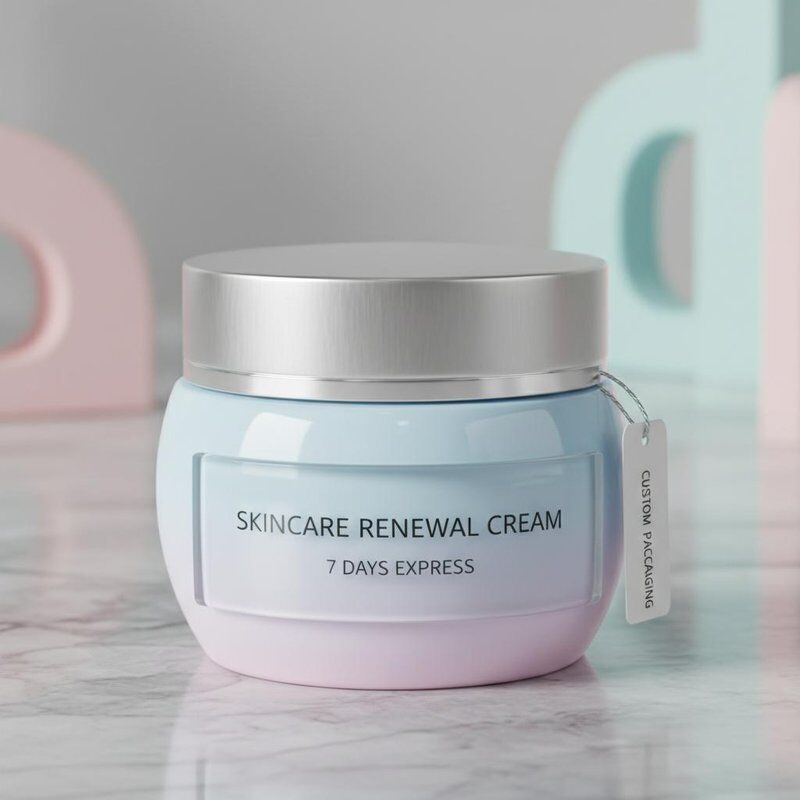 Custom-made Colour Cosmetic Cream Jar with PP Inner Bottle and 7 Days Shipping for Skincare Packaging